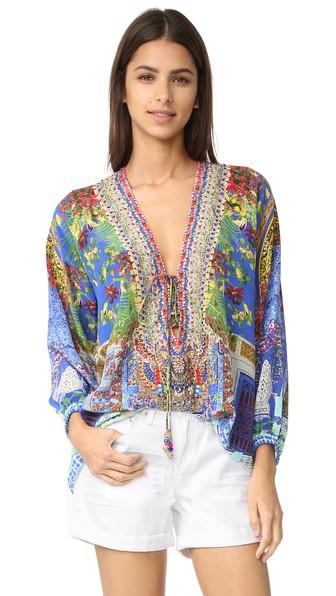 Camilla Lace Up Shirt