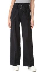 Dkny Pure Dkny Wide Leg Pants With Belt