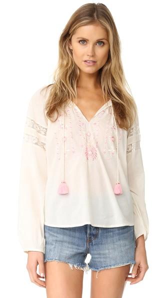 Loveshackfancy Lou Peasant Blouse