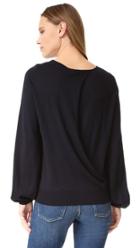 Elizabeth And James Georgia Cuff Split Back Sweater