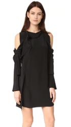 3 1 Phillip Lim Long Sleeve Cold Shoulder Dress