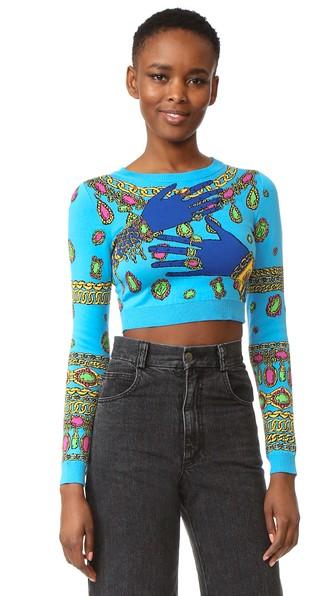 Moschino Cropped Sweater