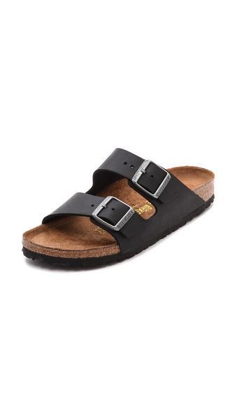 Birkenstock Arizona Two Band Sandals - Black