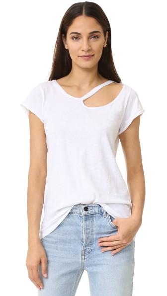 Lna Ripped Neck Tee