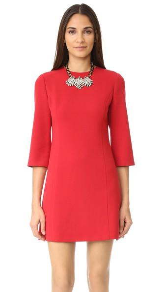 Alice Olivia Gem 3 4 Sleeve Shift Dress