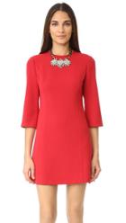 Alice Olivia Gem 3 4 Sleeve Shift Dress