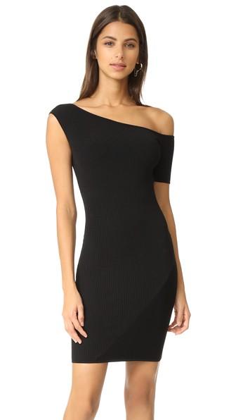 Kendall Kylie Asymmetric One Shoulder Dress