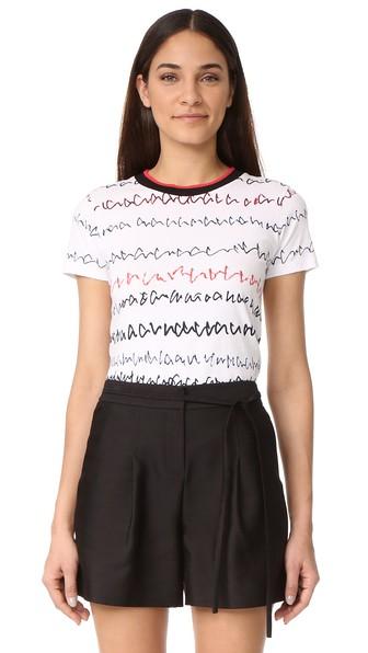 Grey Jason Wu Scribble Print T Shirt