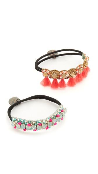 Deepa Gurnani Deepa By Deepa Gurnani Tassel Ponytail Holders