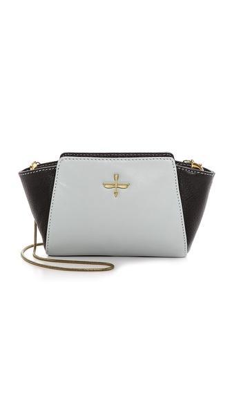 Pour La Victoire Python Cross Body Bag - Slate