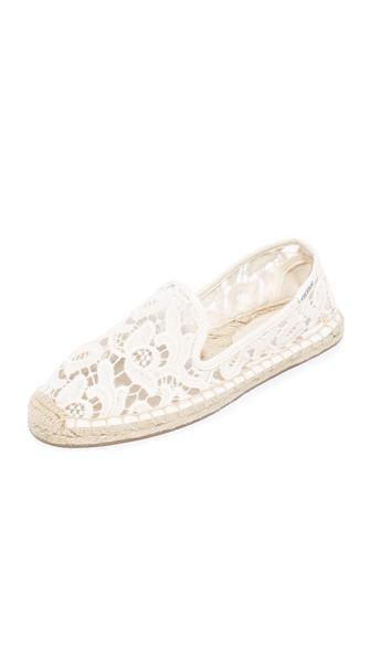 Soludos Tulip Lace Smoking Slipper Espadrilles