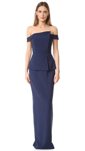 Black Halo Raya Gown