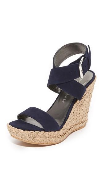 Stuart Weitzman X Ray Wedge Sandals