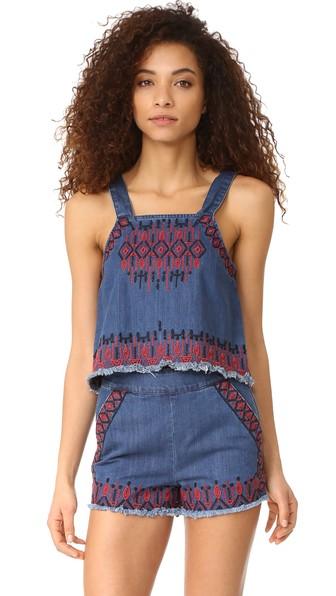 Blank Denim Blue Note Tank