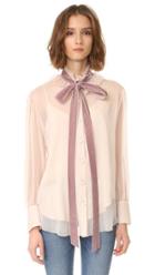 See By Chloe Tie Neck Blouse