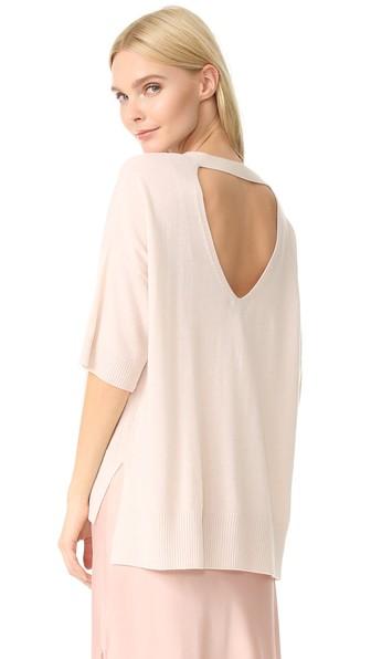 Jenny Park Nina Cutout Back Sweater