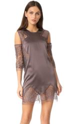 Michelle Mason Cold Shoulder Shift Dress