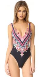 Red Carter Bohemian Breeze Reversible One Piece