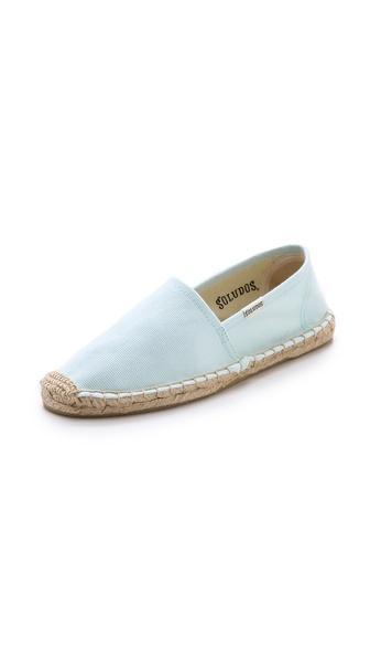 Soludos Dali Flat Espadrilles - Baby Blue