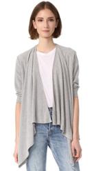 Chaser Drape Front Open Cardigan