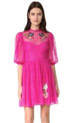 Temperley London Leo Lace Mini Dress