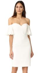 Badgley Mischka Collection Off Shoulder Bell Sleeve Dress