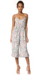 Cupcakes And Cashmere Gale Paisley Floral Cropped Jumpsuit