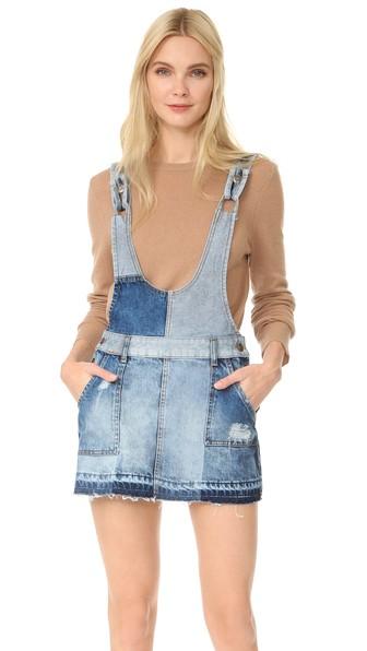 Free People The Patchwork Jumper Dress