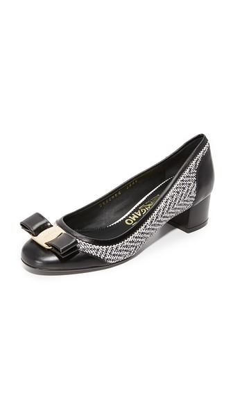 Salvatore Ferragamo Eva Leather Pumps