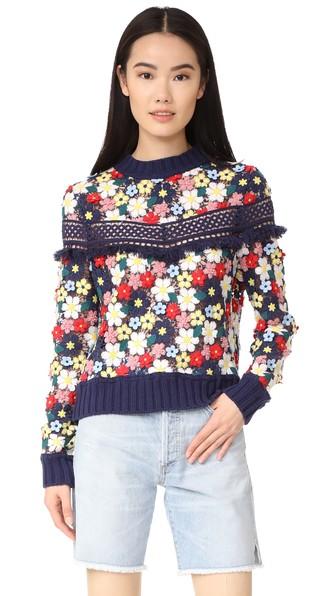 Sea 3d Lace Sweatshirt