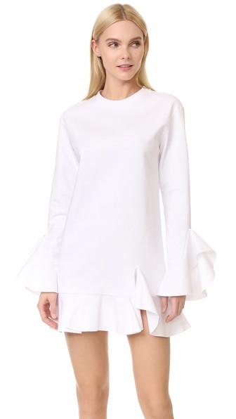 Goen J Ruffled Jersey Dress