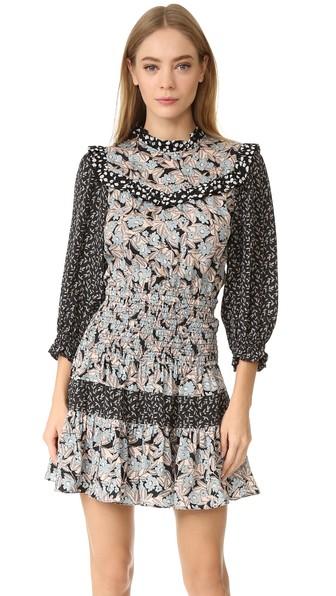 Rebecca Taylor Bijou Patch Dress