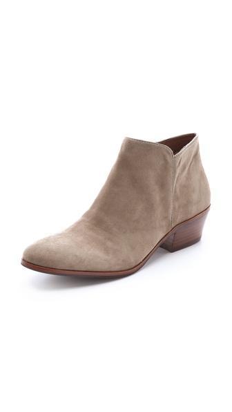 Sam Edelman Petty Suede Booties - Putty