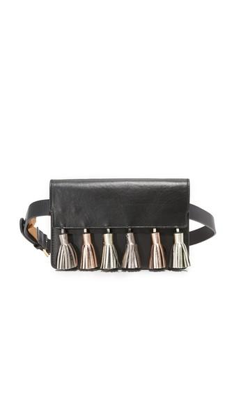 Rebecca Minkoff Metallic Tassel Belt Bag