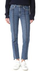 Paige Vintage Julia Jeans With Uneven Hem