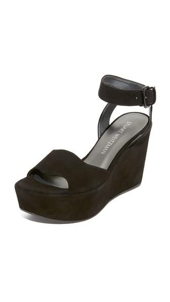 Stuart Weitzman Real Deal Wedge Sandals