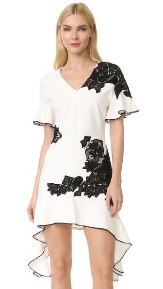 Jonathan Simkhai Lace Flutter Tee Dress