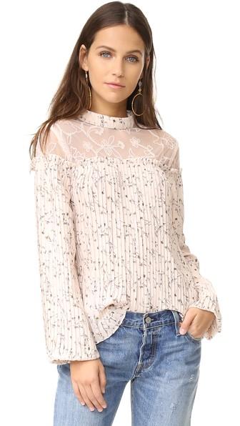 Moon River Pleated Blouse