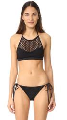 Milly High Neck Halter Bikini Top