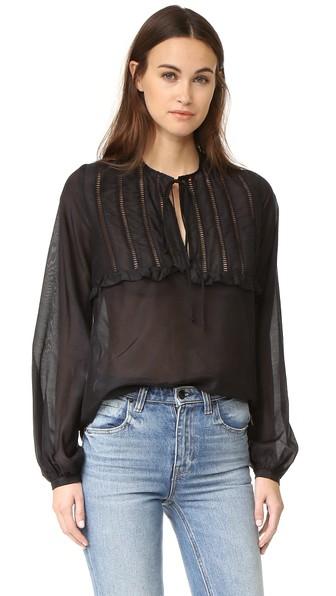 Matin St Jean Ruffle Full Sleeve Top