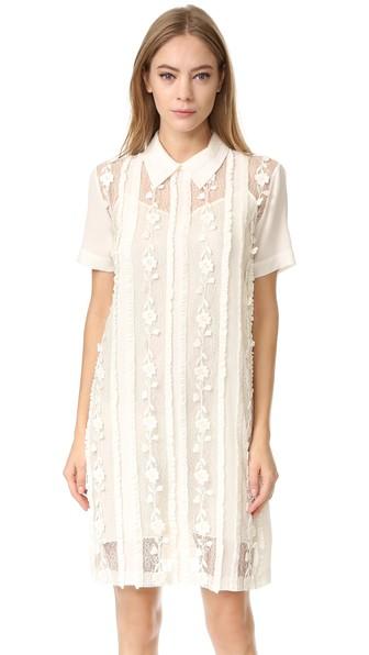 Rochas Flower Detail Dress