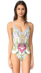 Camilla Scoop Back High Triangle One Piece