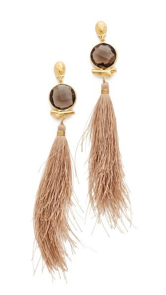 Gas Bijoux Serti Bella Pompon Earrings