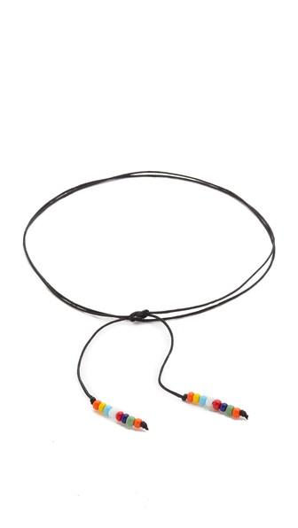 All Things Mochi Beaded Thread Choker Necklace