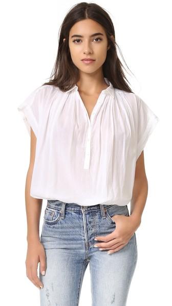 Nili Lotan Short Sleeve Normandy Blouse
