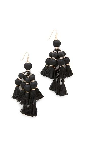Kate Spade New York Pretty Poms Tassel Statement Earrings