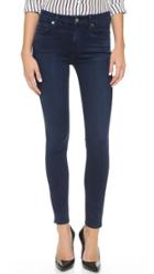 7 For All Mankind The Mid Rise Slim Illusion Luxe Skinny Jeans