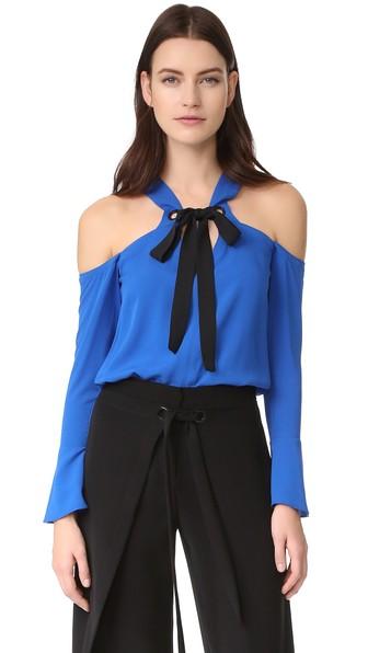 Yigal Azrouel Lace Tie Detail Blouse