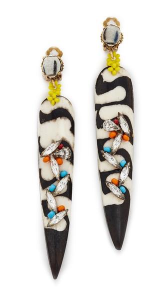 Erickson Beamon Safari Dagger Clip On Earrings