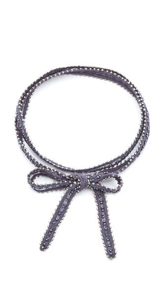 Chan Luu Multi Way Bead Embellished Chiffon Wrap